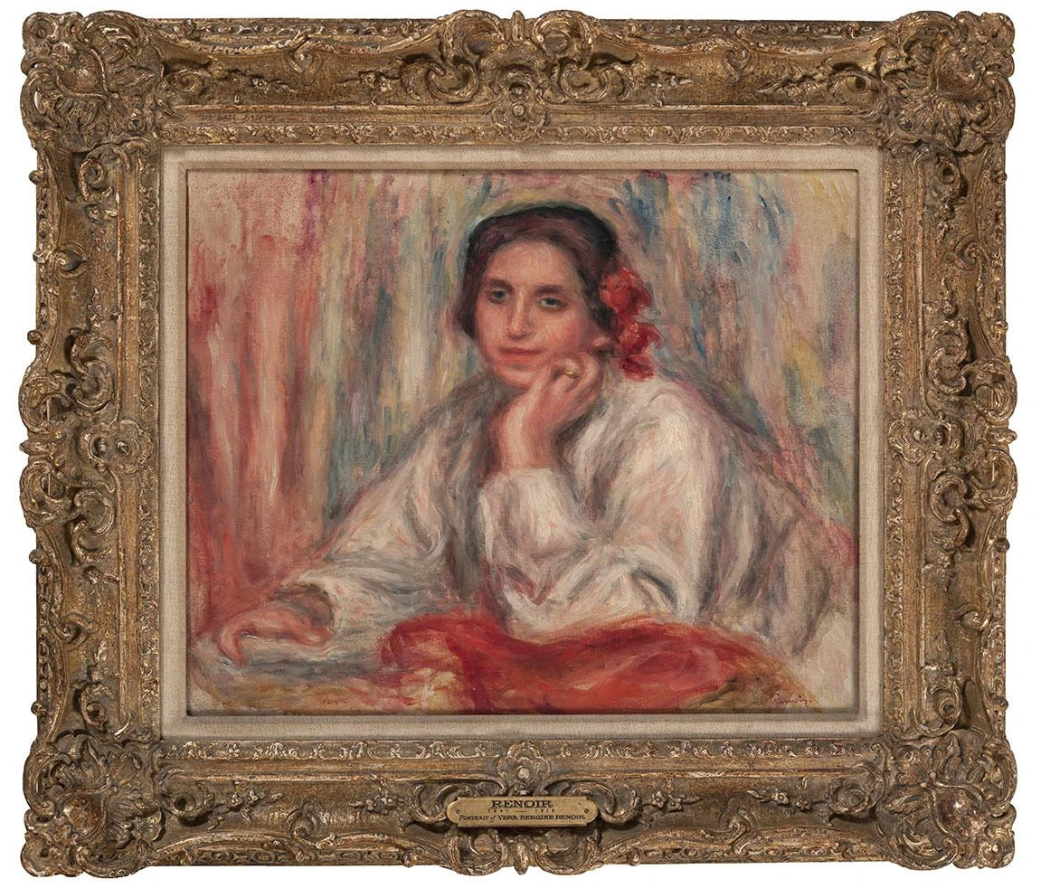 Véra Sergine Renoir de Pierre-Auguste Renoir, 1914, Museo Botero AP3265 – reproduction peinture à l’huile sur toile
