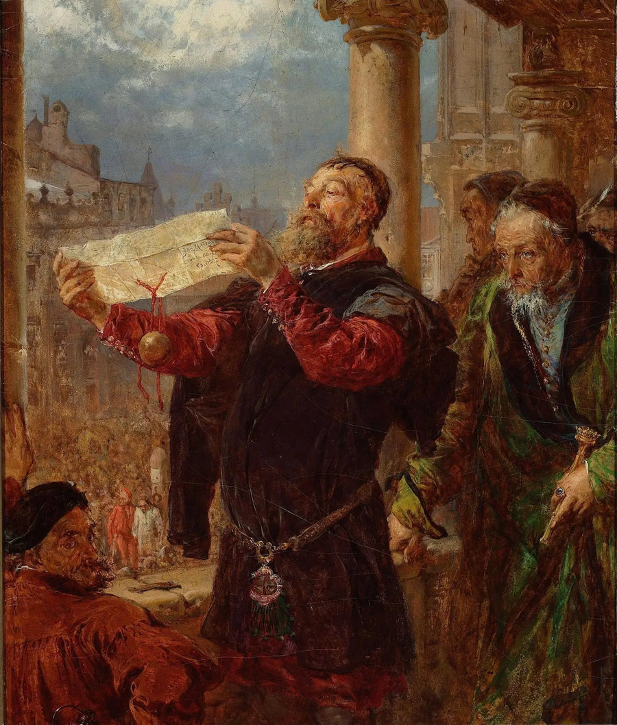 Wyrok na Matejkę. - Jan Matejko
