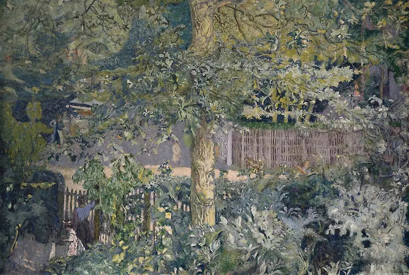 Zieleń (Liście. Dąb i sprzedawca owoców) - Édouard Vuillard