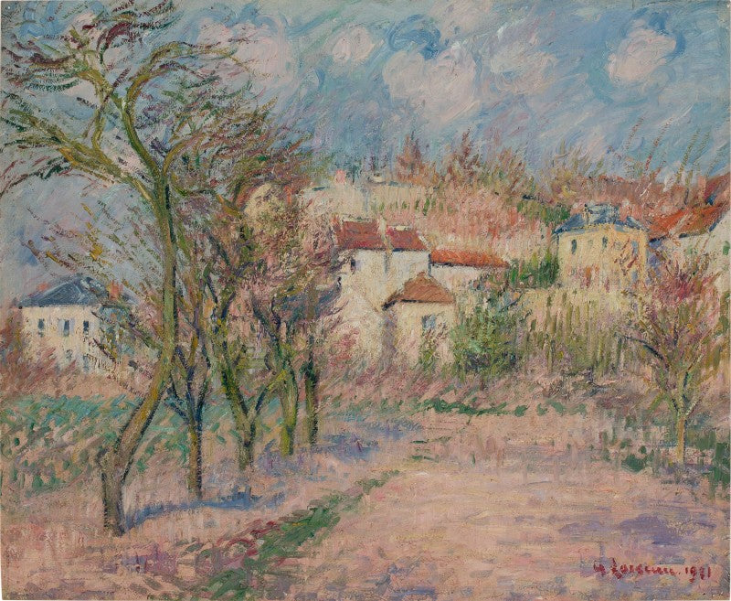 Sad w Hérouville (Seine-et-Oise) - Gustave Loiseau