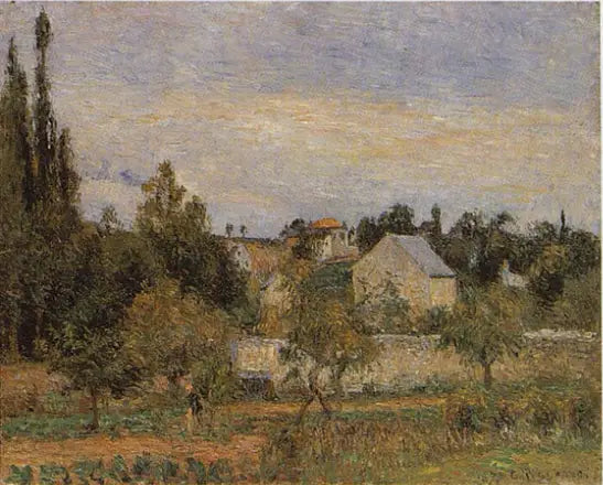 Sad w Hermitage, Pontoise - Camille Pissarro