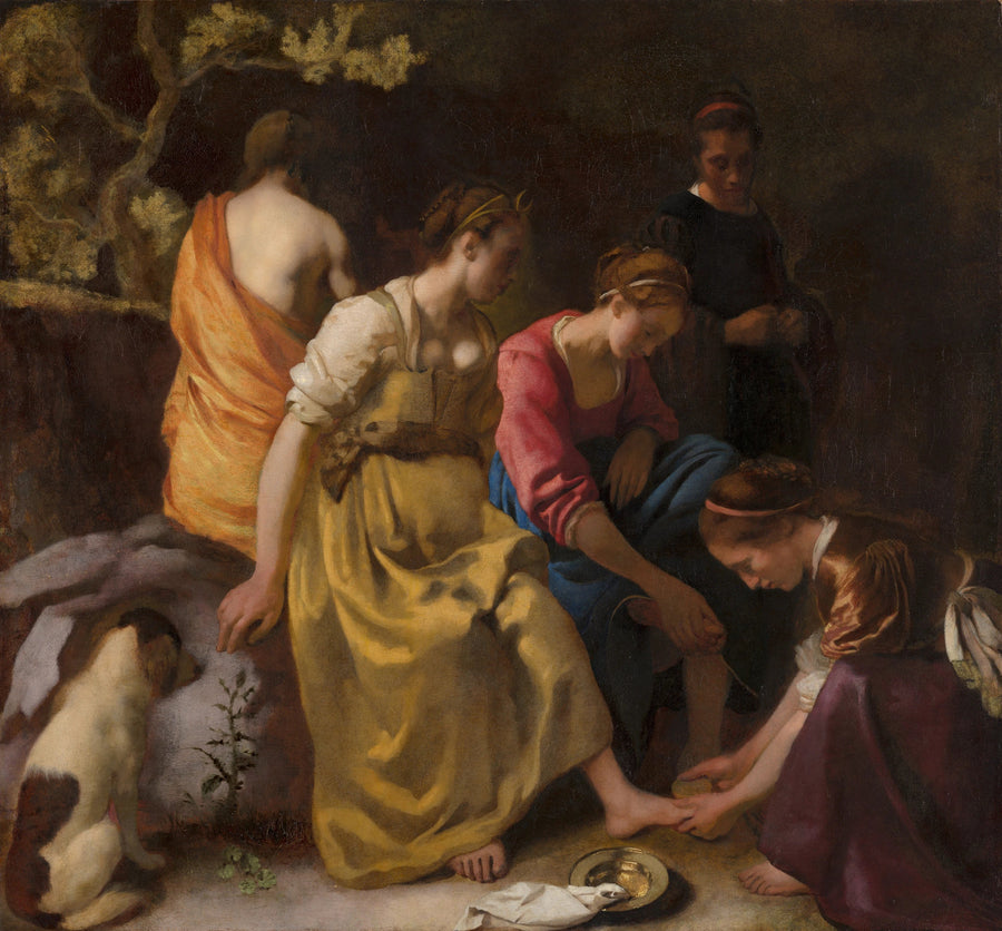 Diana i jej towarzyszki - Johannes Vermeer