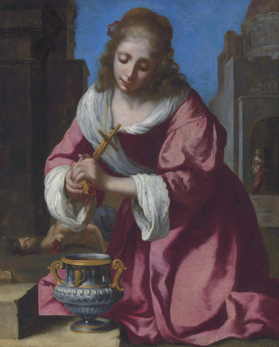 Święta Prakseda - Johannes Vermeer