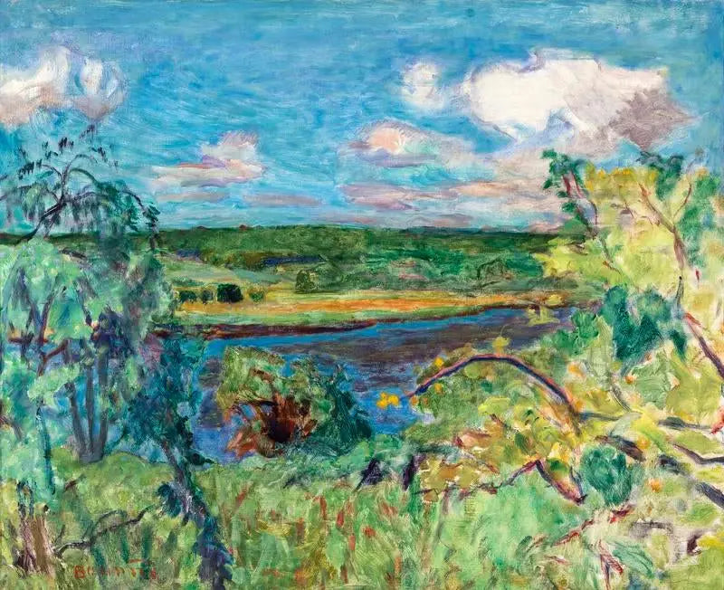 Vernonnet, krajobraz w pobliżu Giverny - Pierre Bonnard