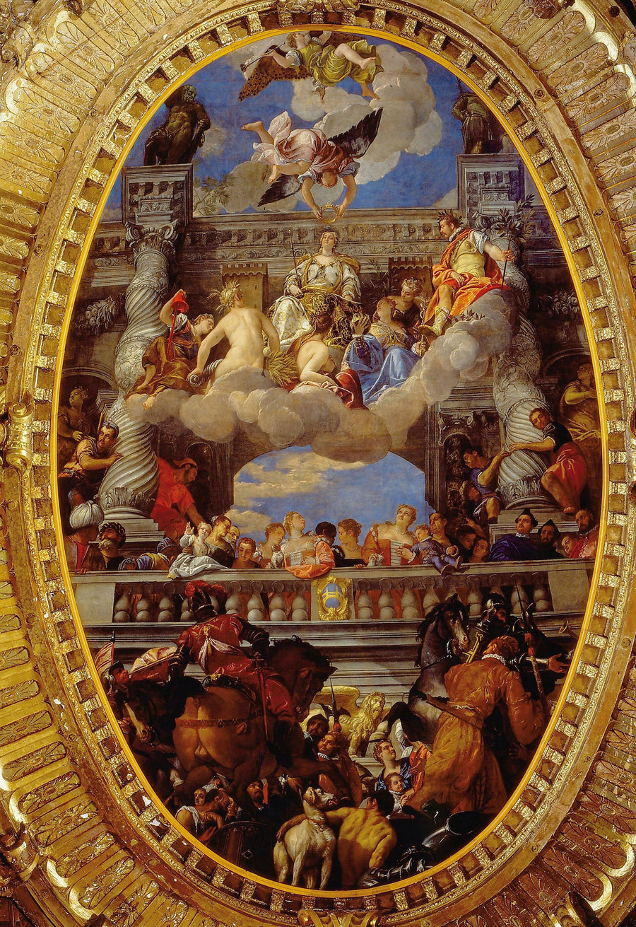 Le Triomphe de Venise avec lion de Saint-Marc - Paolo Véronèse