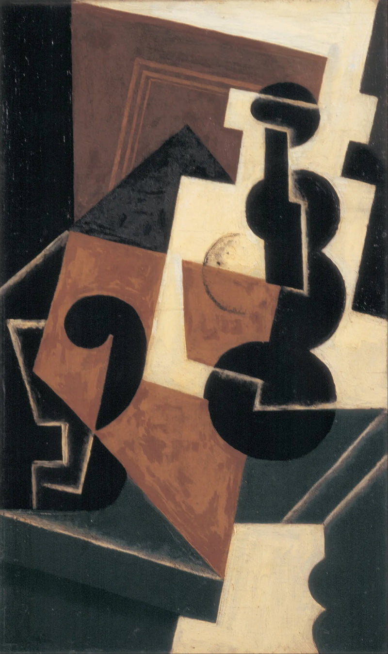 Szklanka i butelka na wodę - Juan Gris