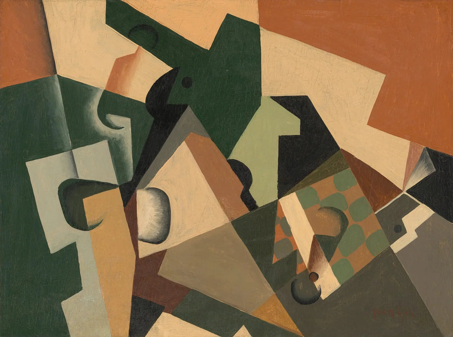 Szkło i szachownica - Juan Gris
