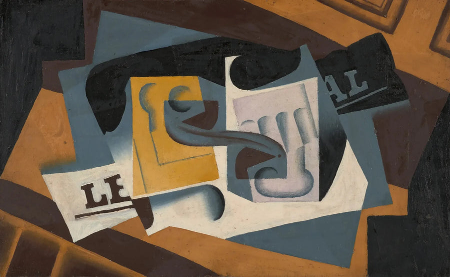 Szkło i gazeta - Juan Gris