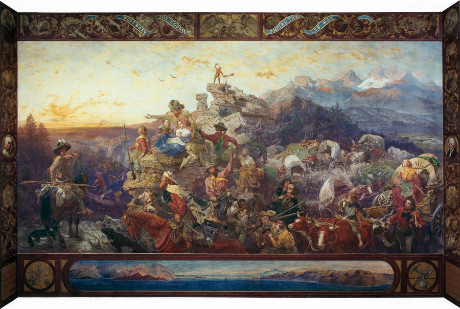 Na zachód, imperium kontynuuje swoją drogę - Emanuel Leutze