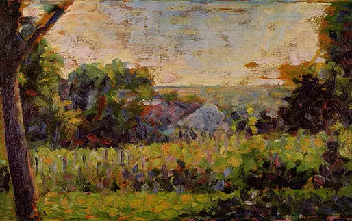 W kierunku wsi - Georges Seurat