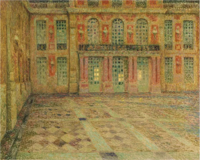 Wersal: Dziedziniec honorowy - Henri Le Sidaner