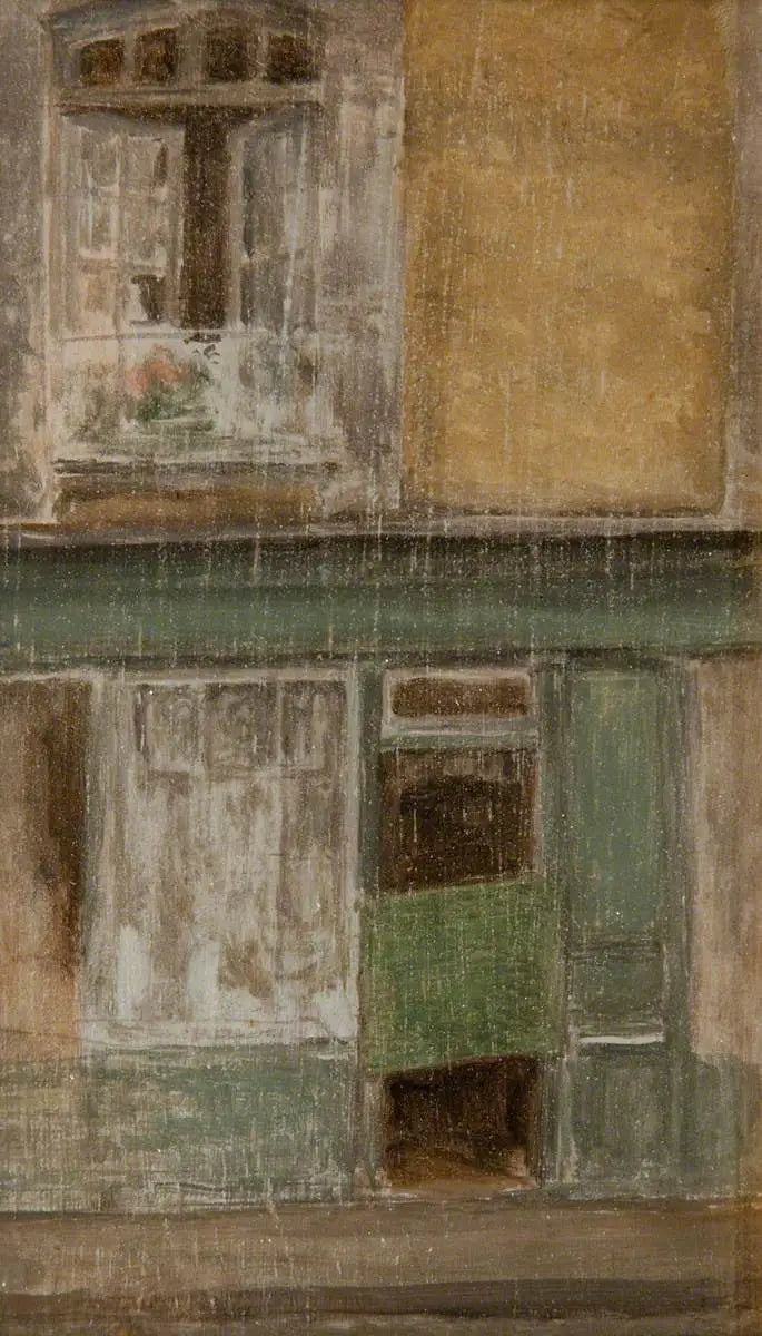 Zielony i Złoty: Sklep w Calais - James Abbott McNeill Whistler
