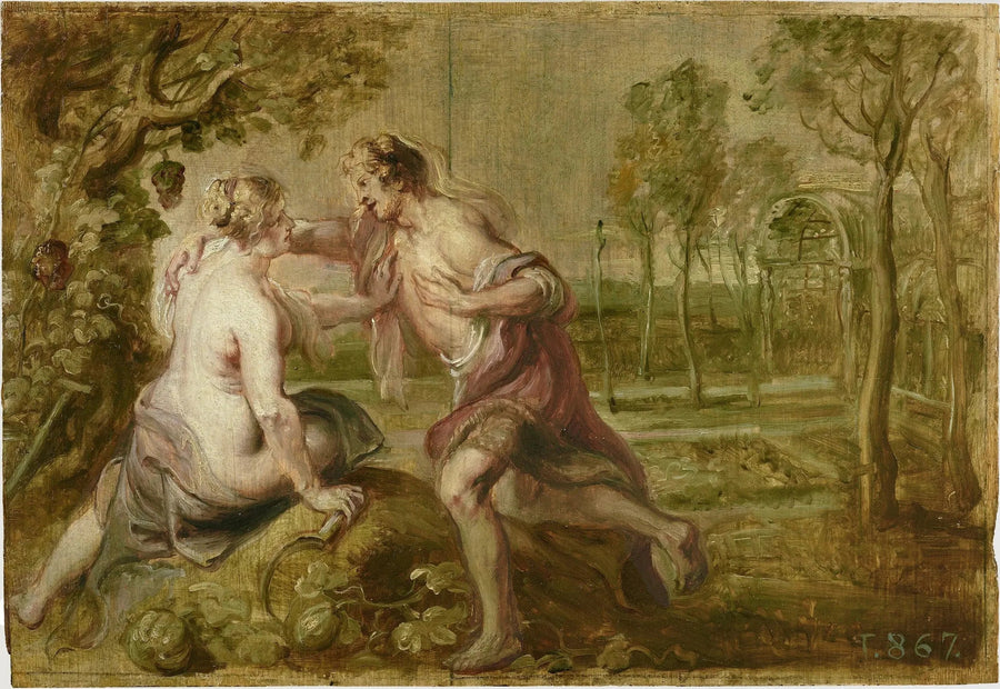 Vertumne i Pomona - Peter Paul Rubens