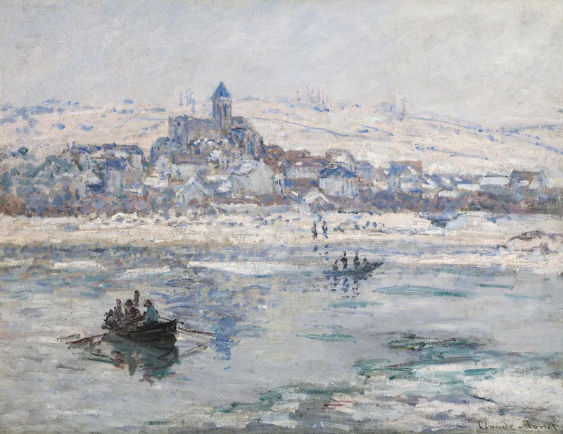 Vétheuil zimą - Claude Monet