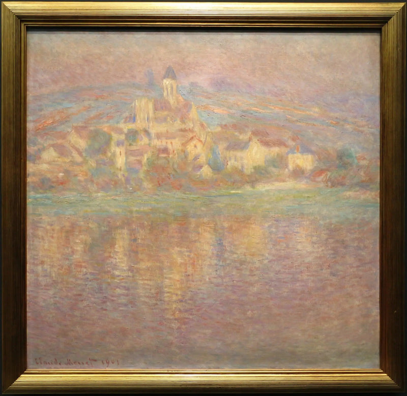 Vétheuil, zachód słońca - Claude Monet