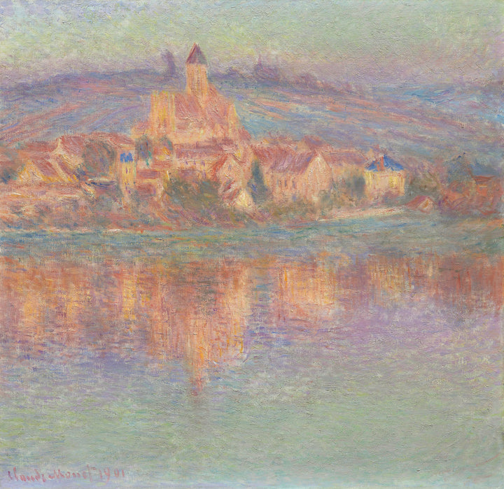 Vétheuil, efekt wieczorny - Claude Monet