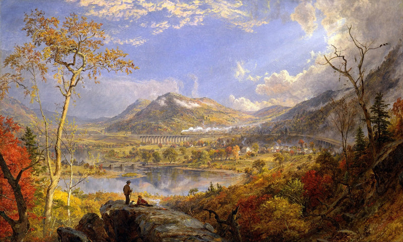 Wiadukt Starrucca, Pensylwania - Jasper Francis Cropsey
