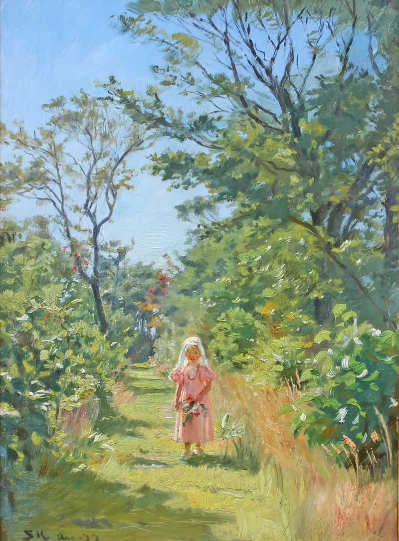 Vibeke Krøyer na plantacji - Peder Severin Krøyer