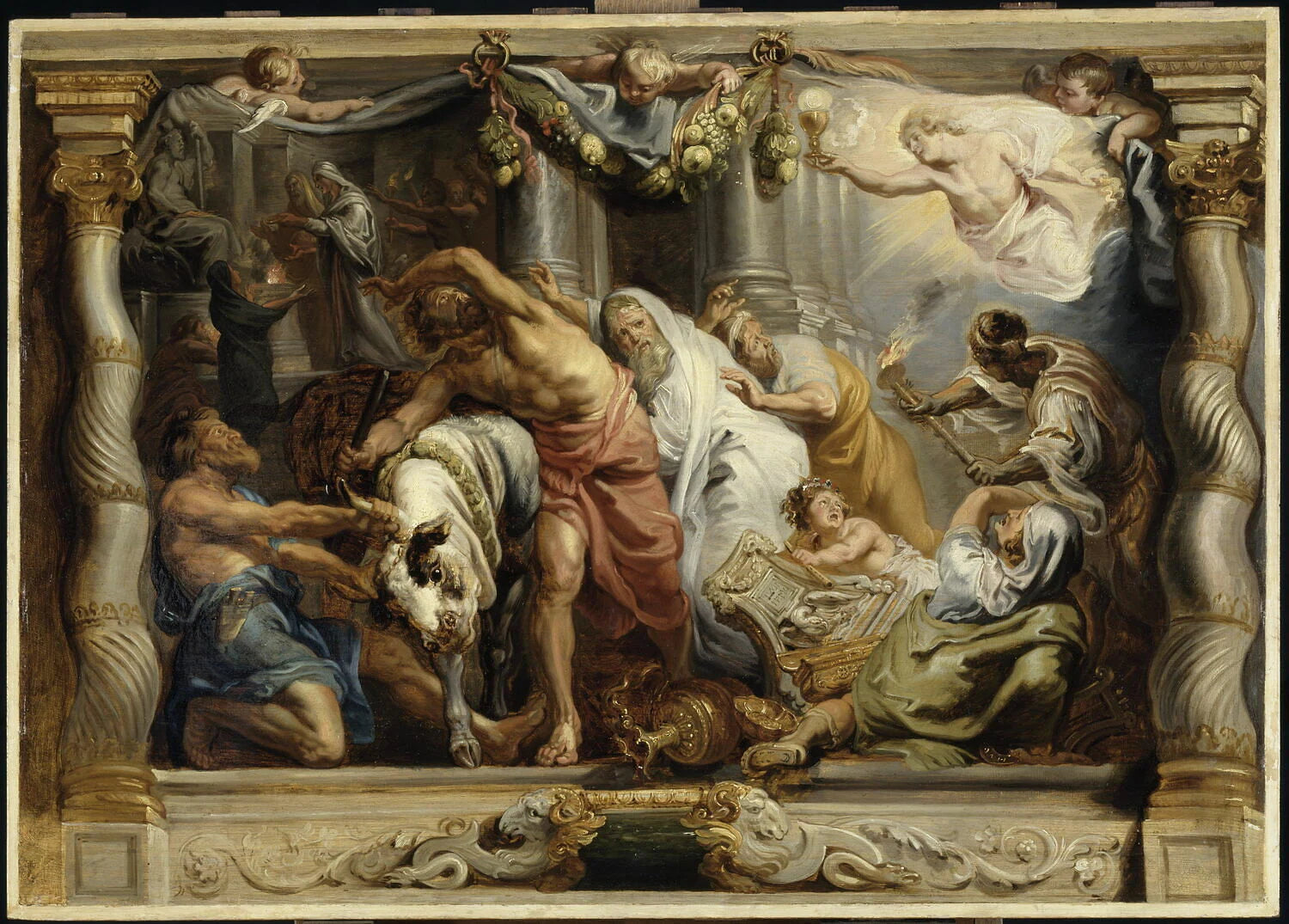 La Victoire de l'Eucharistie sur le paganisme - Peter Paul Rubens