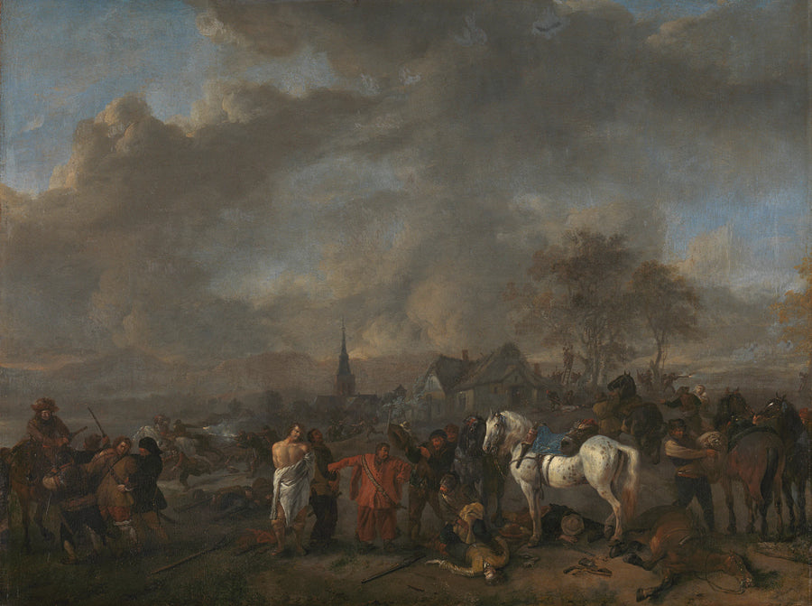 La victoire des paysans - Philips Wouwerman