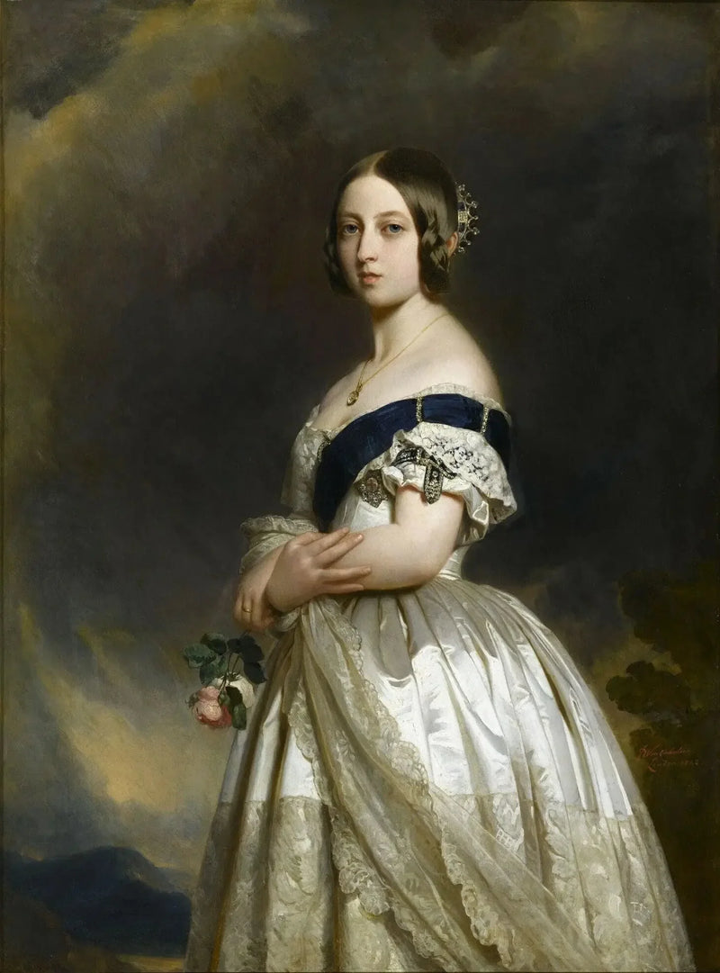 Wiktoria I, królowa Wielkiej Brytanii (1819-1901) - Franz Xaver Winterhalter
