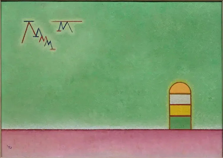 Zielona pusta przestrzeń - Wasilij Kandinsky
