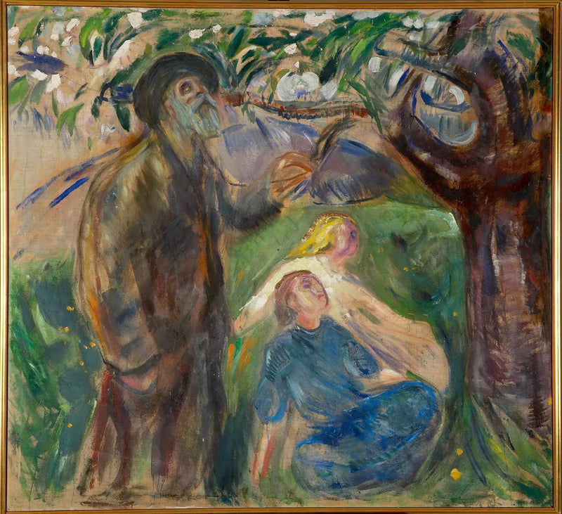 Życie: lewa część - Edvard Munch