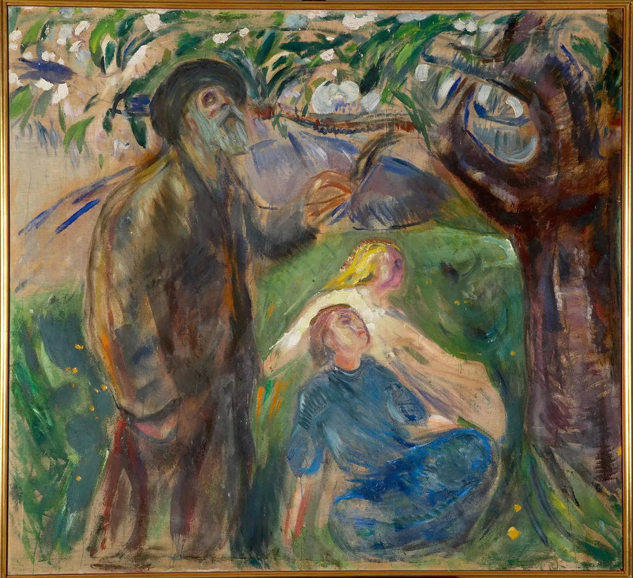 Życie: lewa część - Edvard Munch