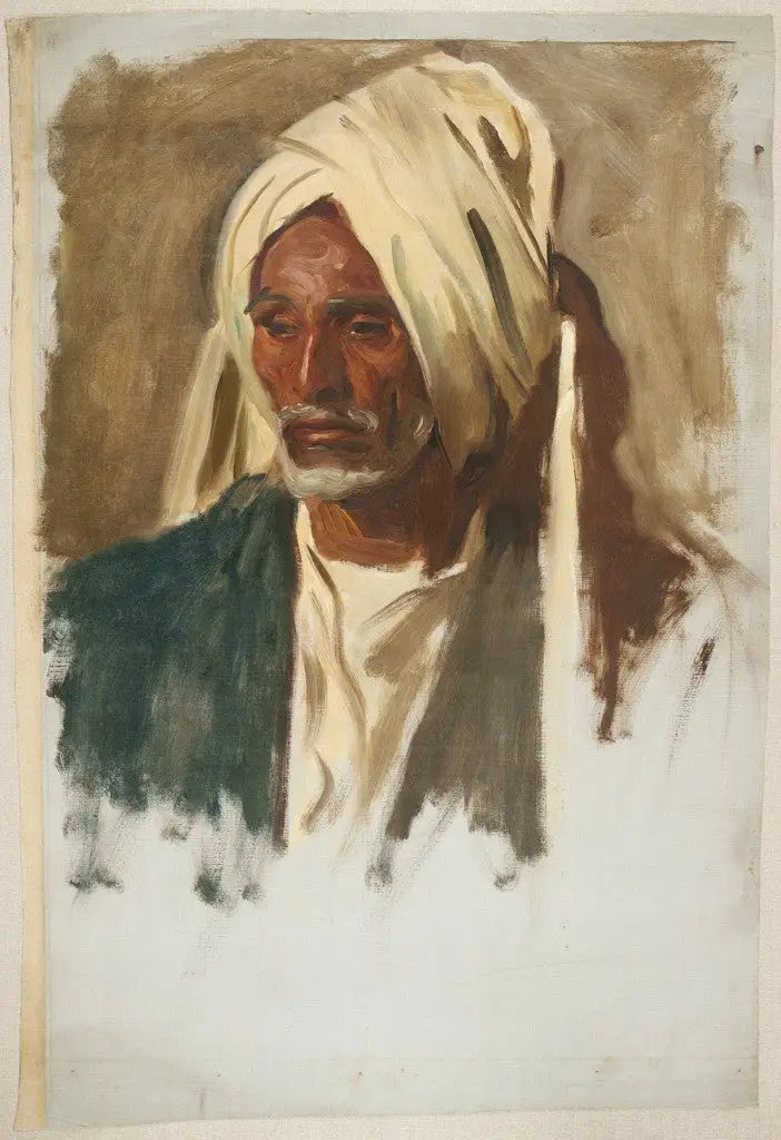 Stary człowiek z białą brodą - John Singer Sargent