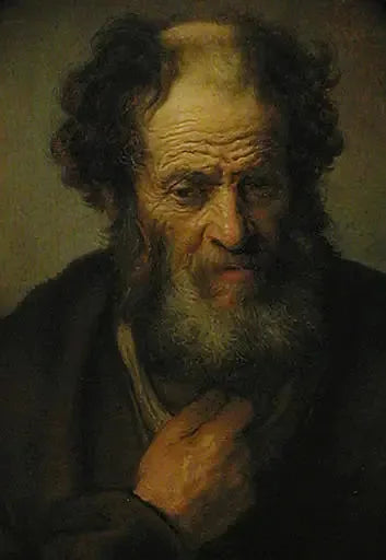 Stary człowiek - Rembrandt