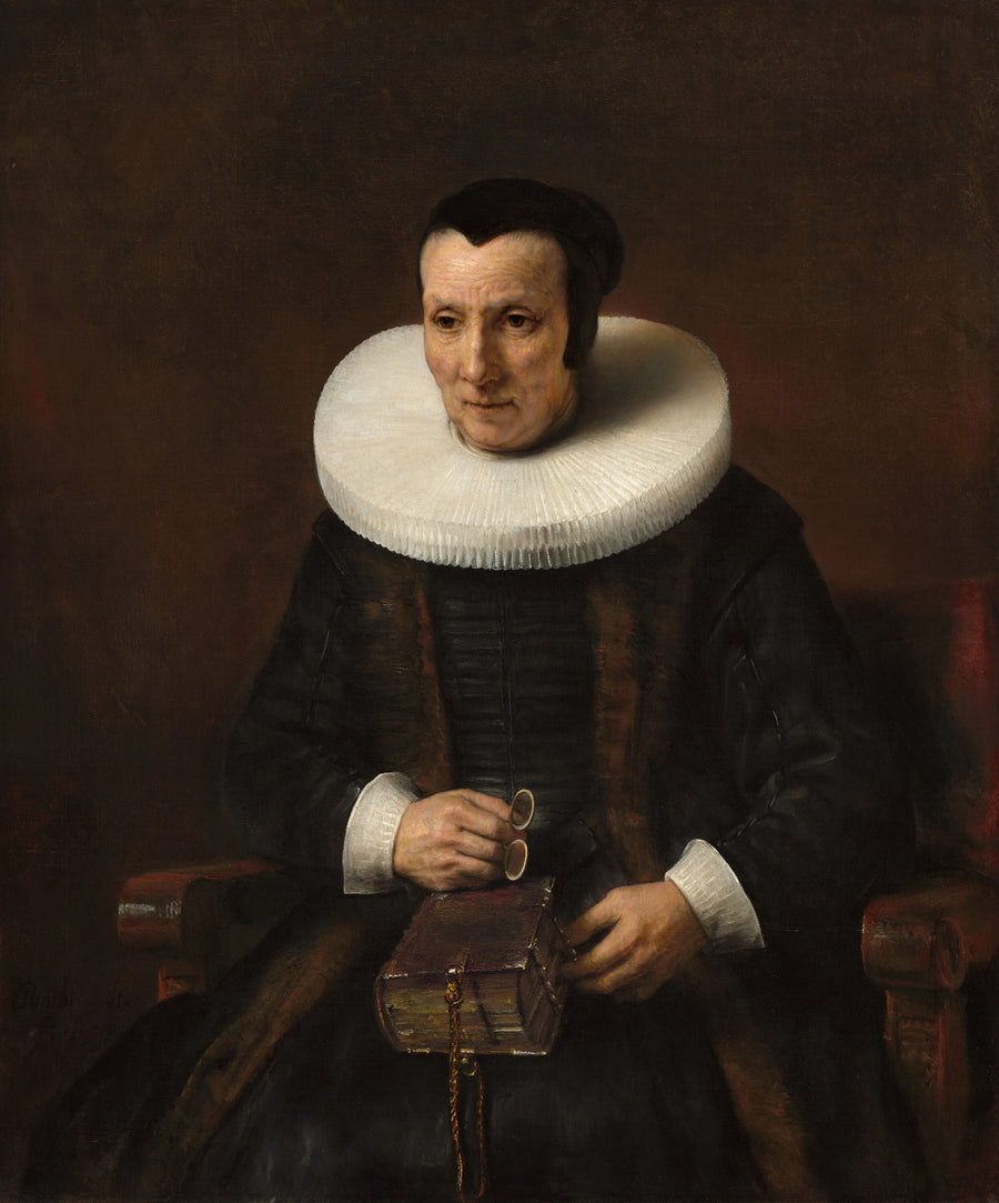 Stara dama z książką - Rembrandt
