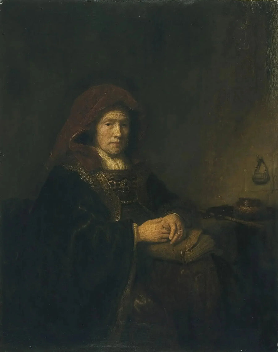 Stara kobieta w okularach - Rembrandt
