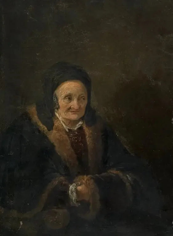 Starsza kobieta w fotelu - David Teniers Młodszy