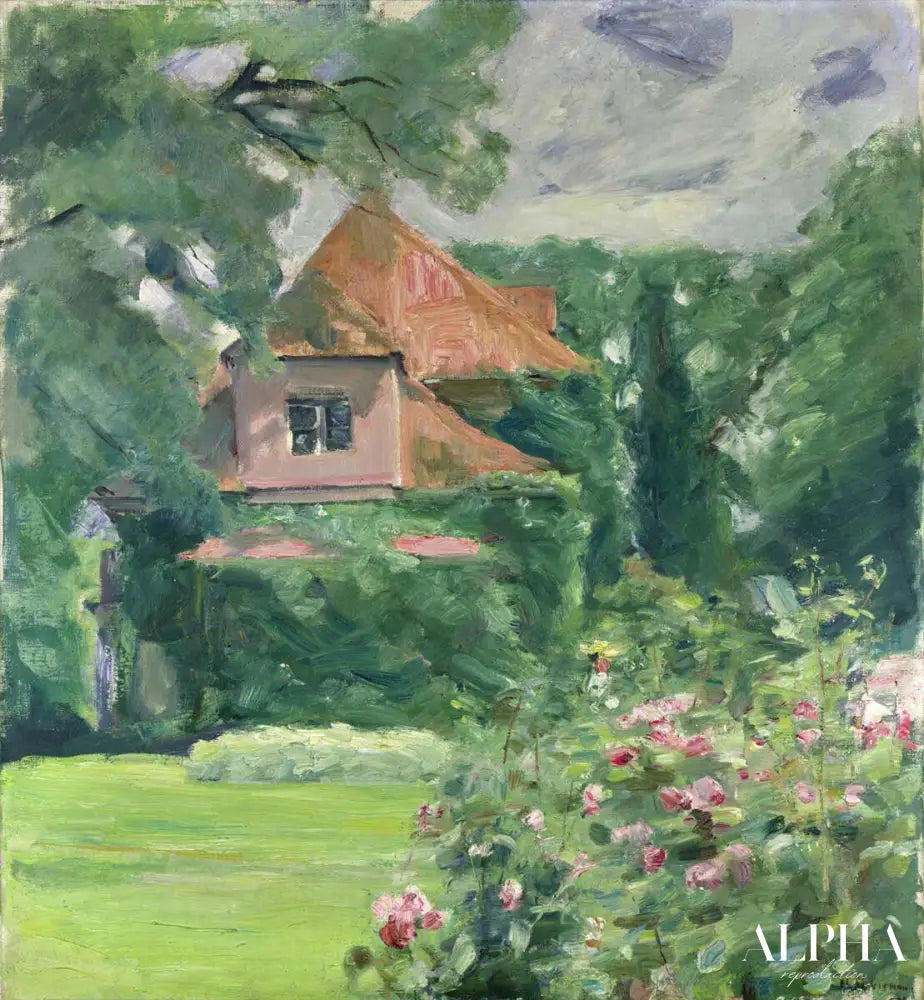 Vieille maison à Hambourg - Max Liebermann - Reproductions de tableaux et peintures haut de gamme