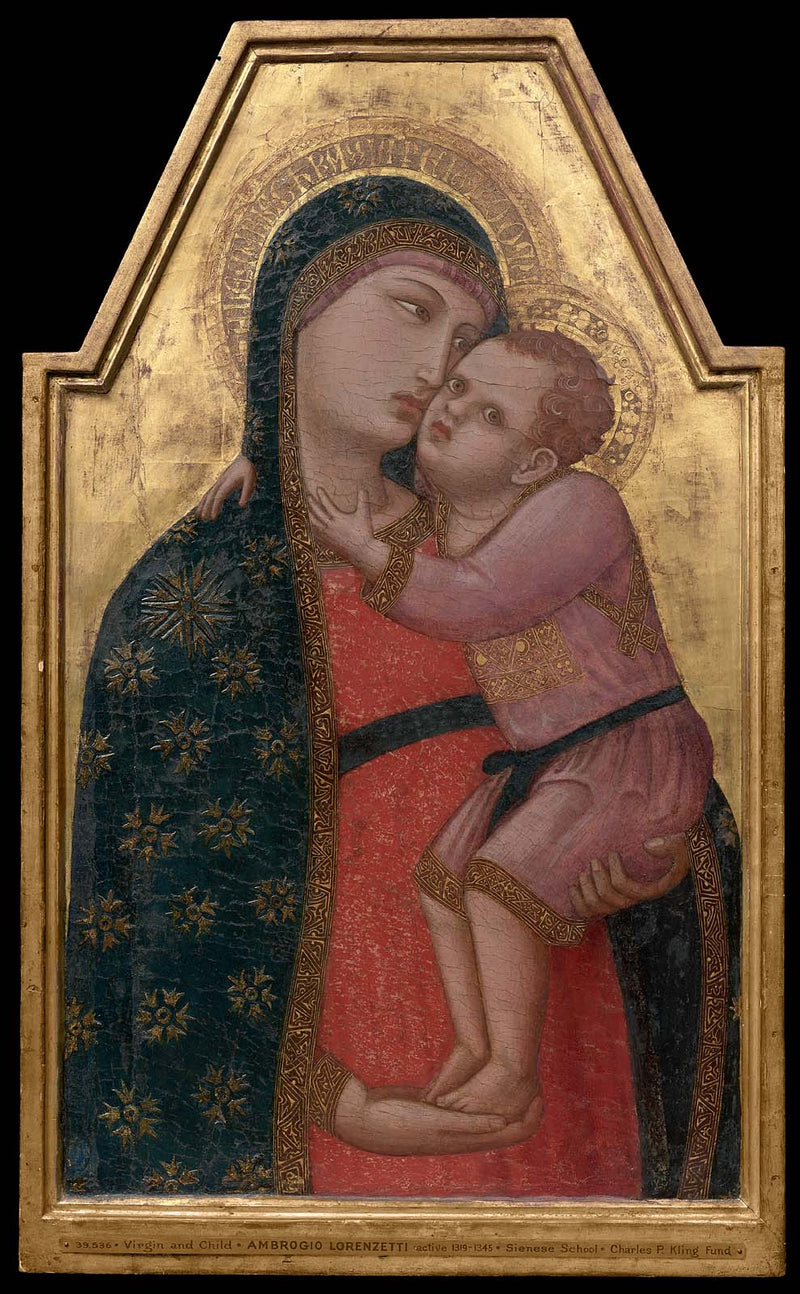 Dziewica z Dzieciątkiem - Ambrogio Lorenzetti