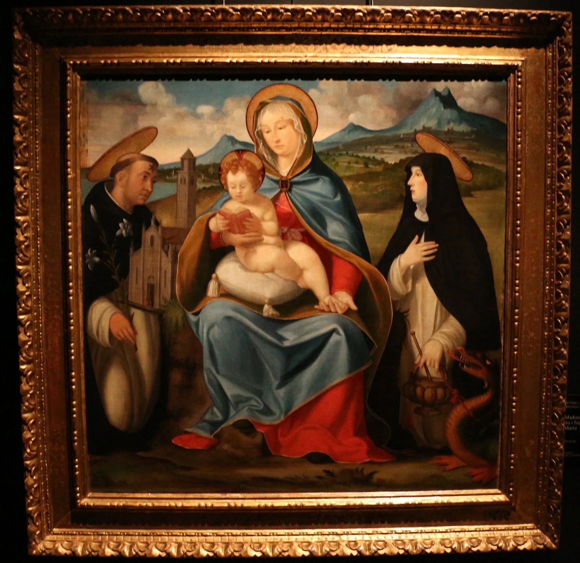 Vierge à l'Enfant - Andrea Previtali image 1 copie de tableau peinte à la main