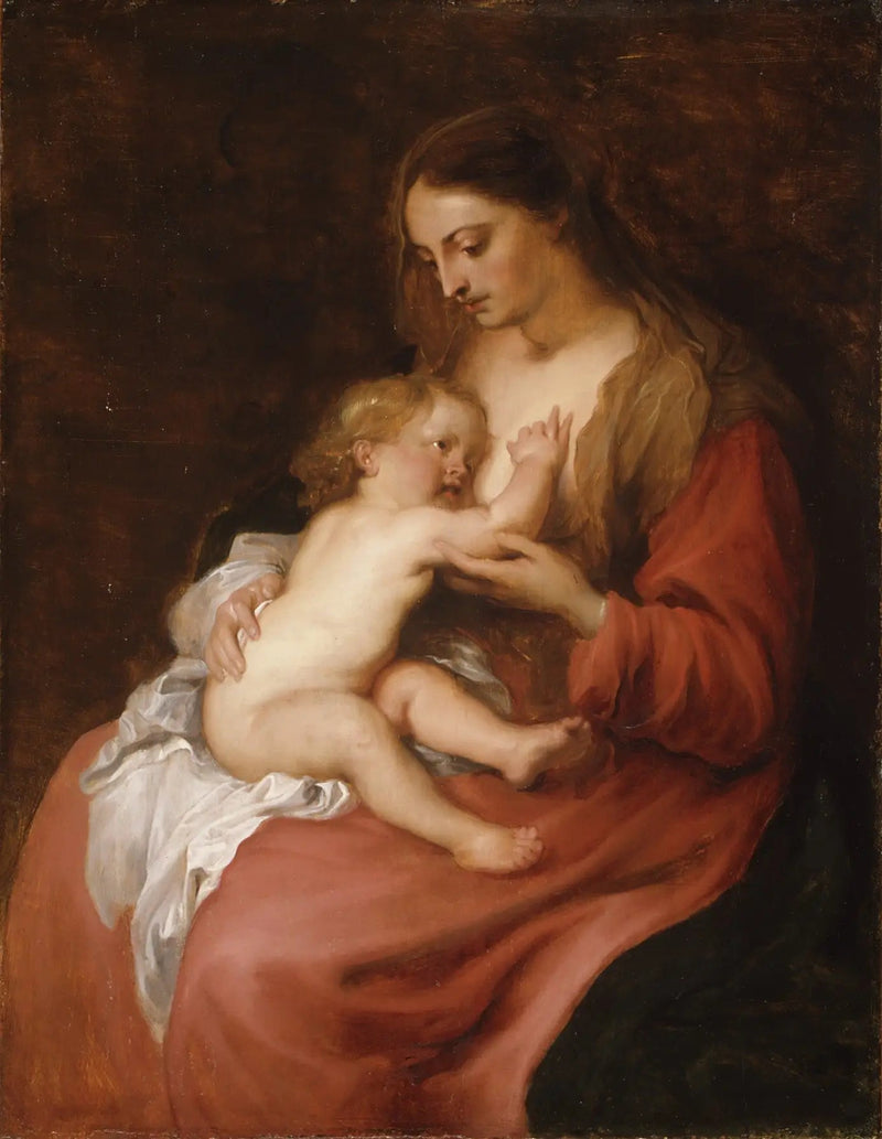 Dziewica z Dzieciątkiem - Antoine van Dyck
