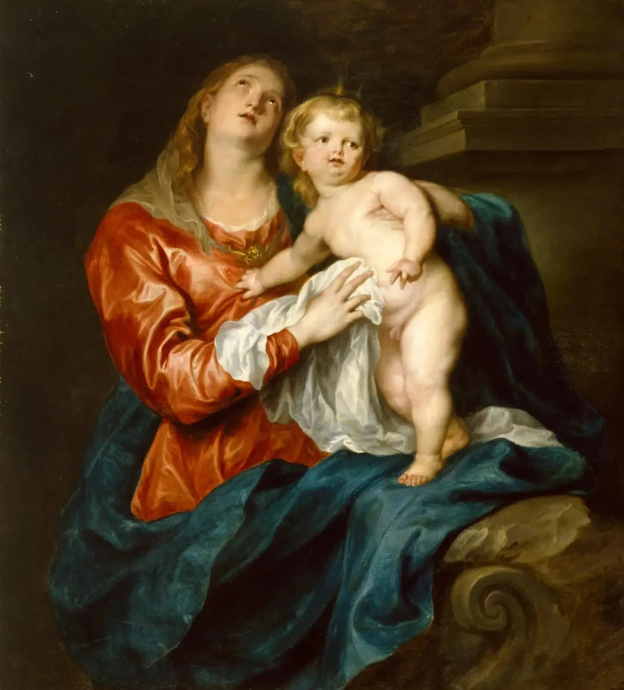Dziewica z Dzieciątkiem - Antoine van Dyck
