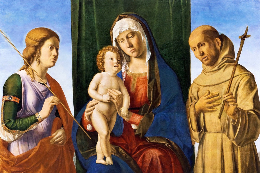 Dziewica z Dzieciątkiem i świętymi - Cima da Conegliano