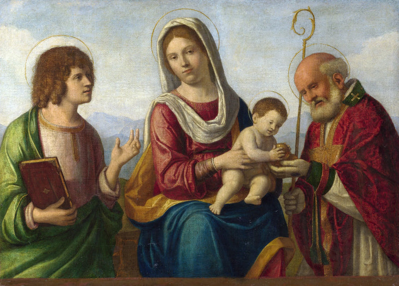 Dziewica z Dzieciątkiem i świętymi - Cima da Conegliano
