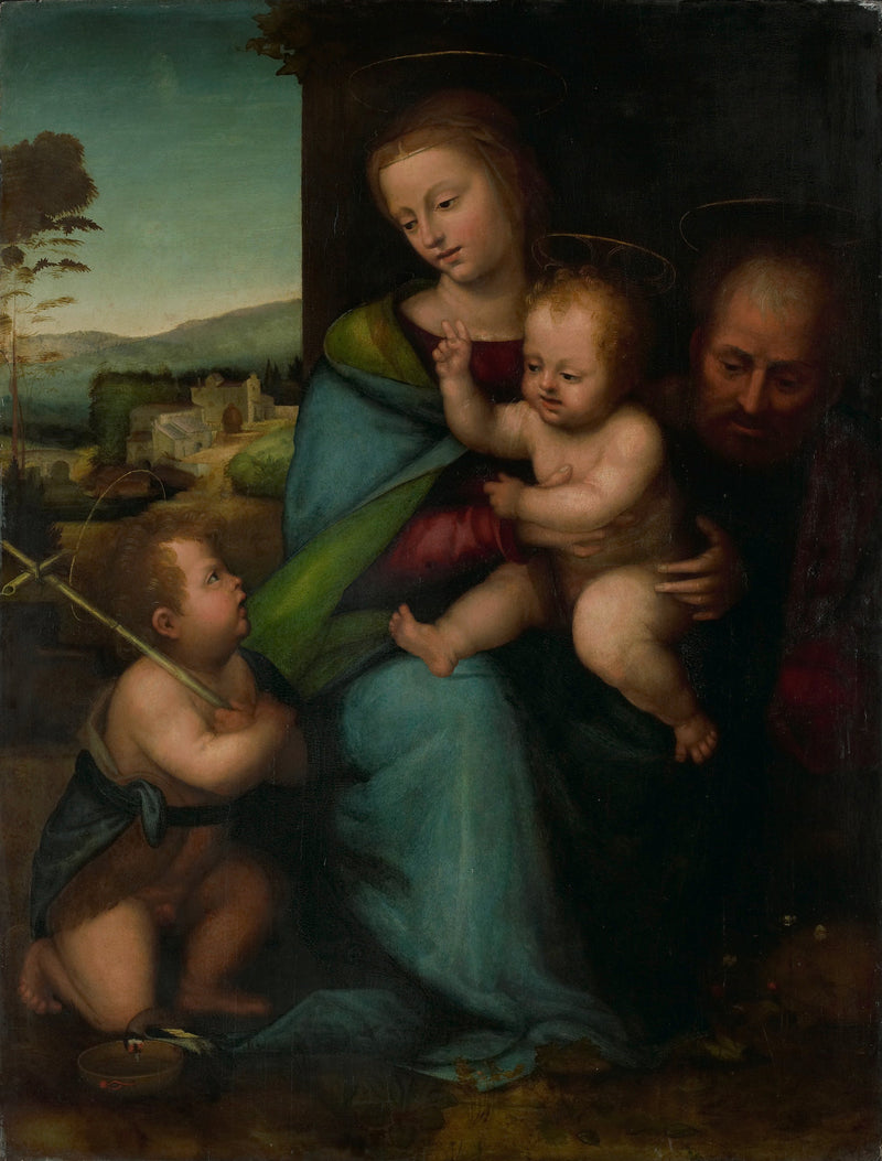 Dziewica z Dzieciątkiem z świętymi Stefanem i Janem Chrzcicielem - Fra Bartolomeo