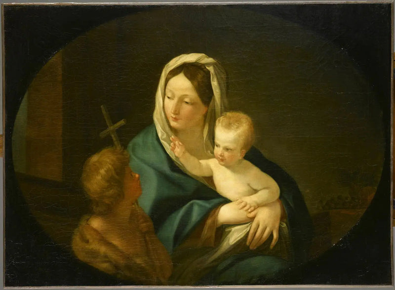 Dziewica z Dzieciątkiem i świętym Janem Chrzcicielem - Guido Reni