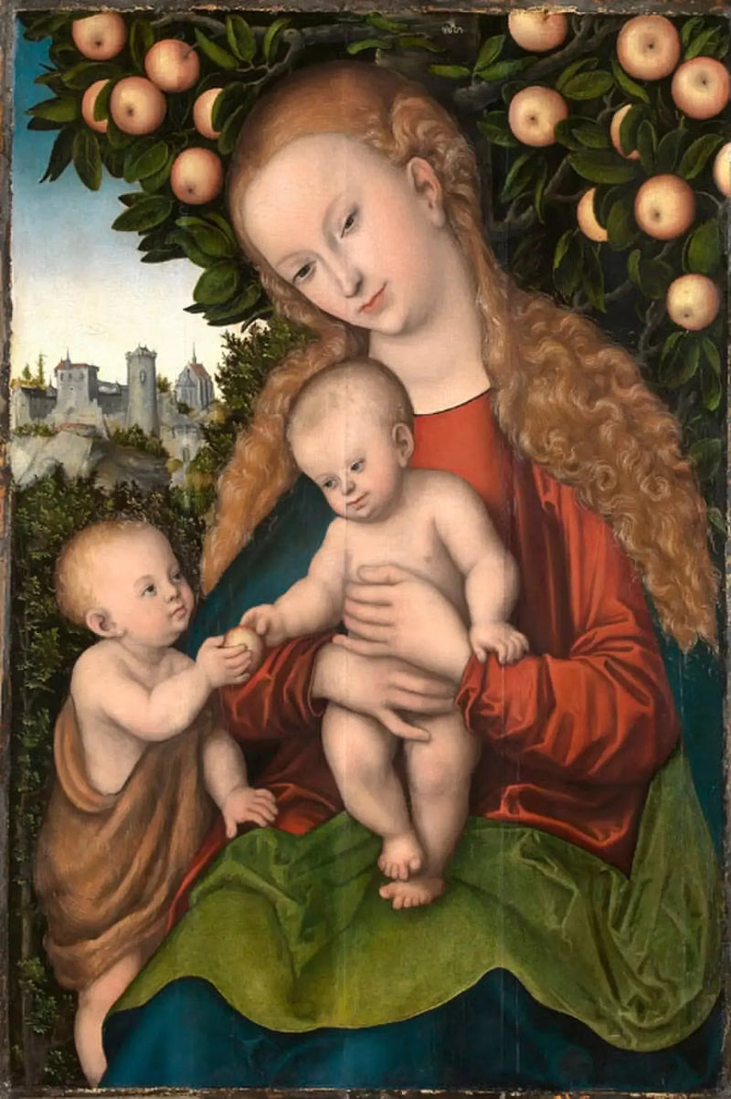 Dziewica z Dzieciątkiem i św. Janem - Lucas Cranach Starszy