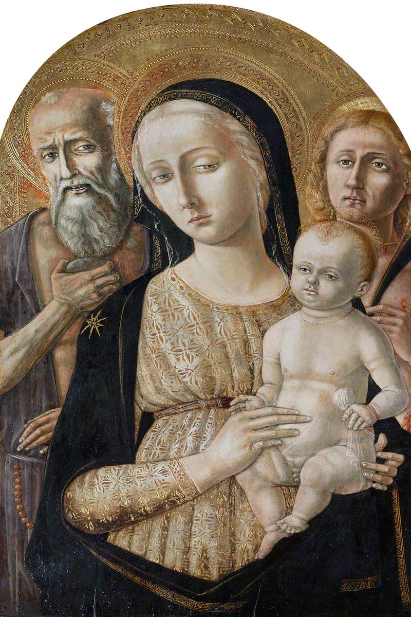 Dziewica z Dzieciątkiem z świętym Jerzym i świętym Sebastianem - Matteo di Giovanni