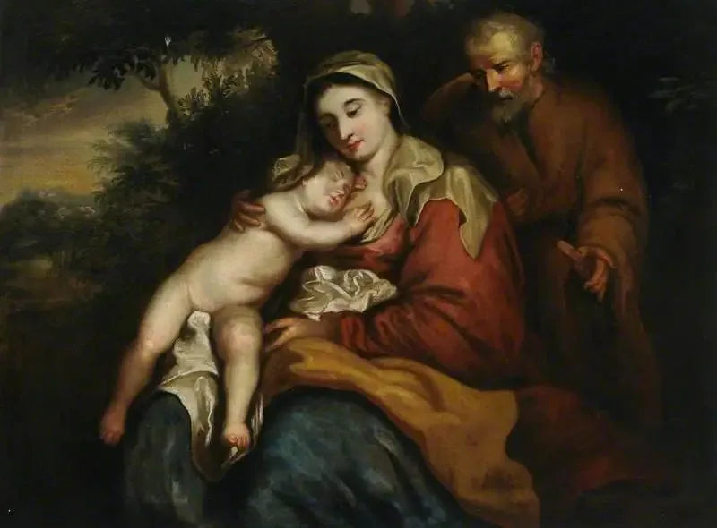 Dziewica z Dzieciątkiem i świętym Józefem - Antoine van Dyck