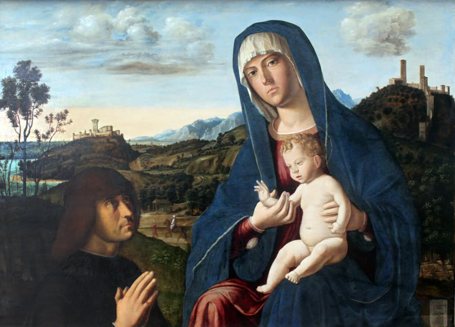 Dziewica z Dzieciątkiem i darczyńcą - Cima da Conegliano