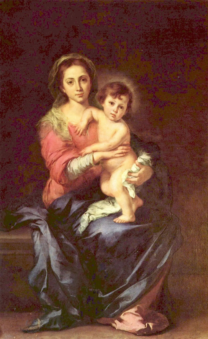 Dziewica z Dzieciątkiem - Bartolomé Esteban Murillo