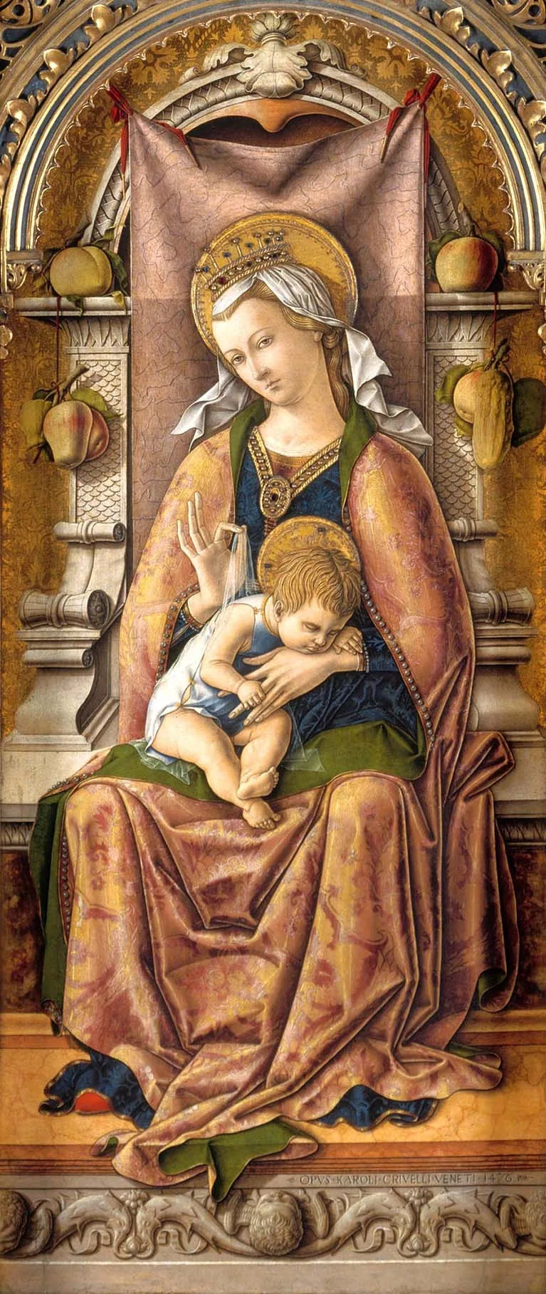 Dziewica z Dzieciątkiem - Carlo Crivelli