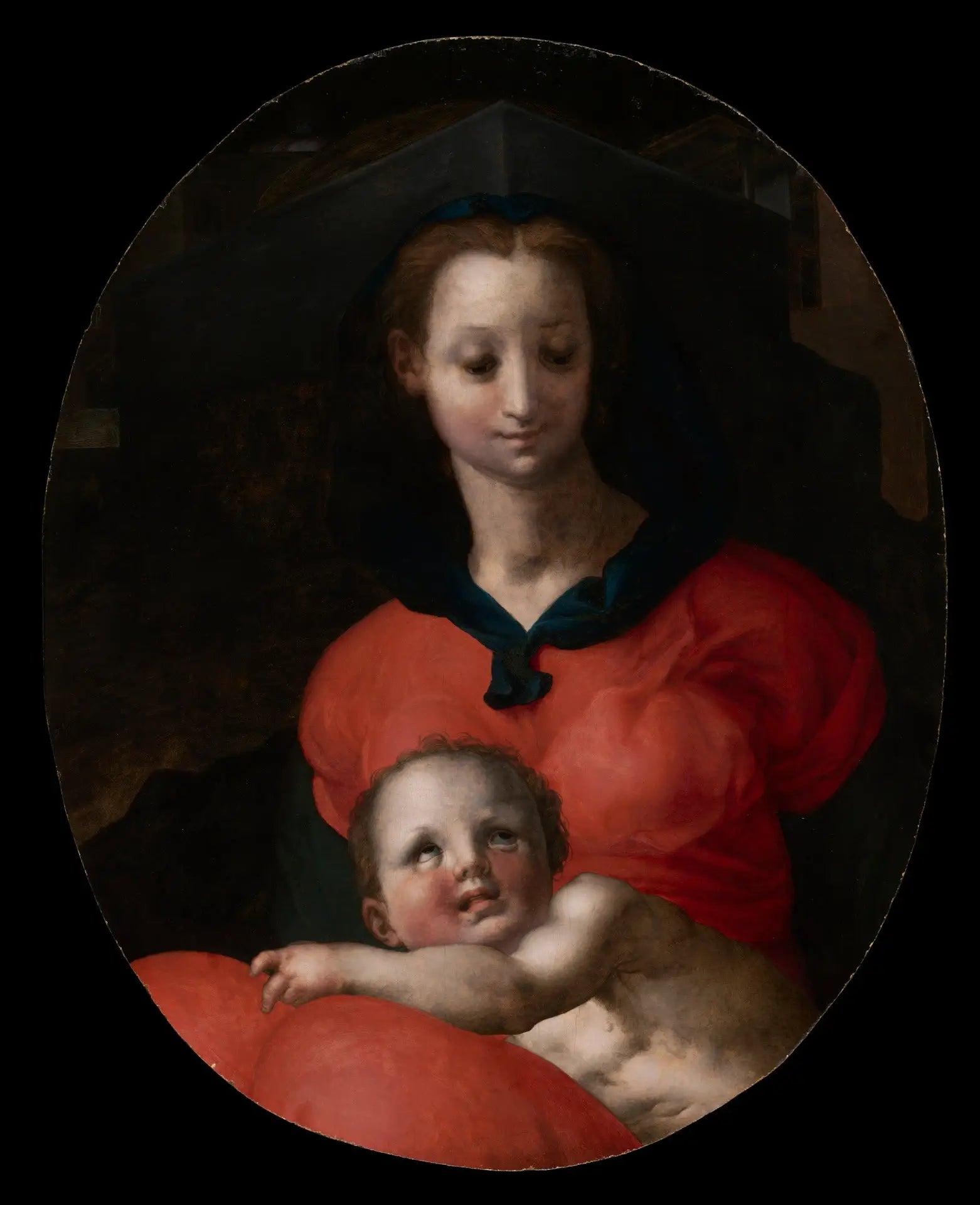 Vierge à l’Enfant connue sous le nom de Madonna del Libro - Pontormo - Alpha Reproduction