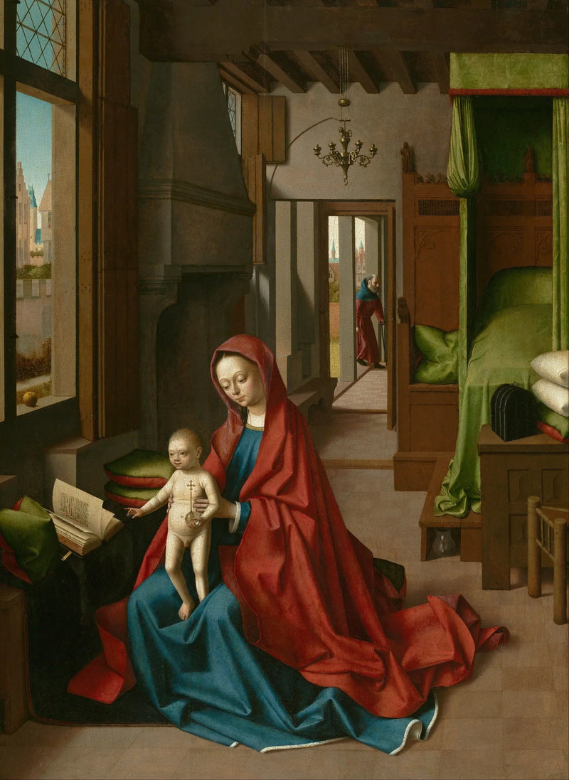 Dziewica z Dzieciątkiem w wnętrzu domowym - Petrus Christus